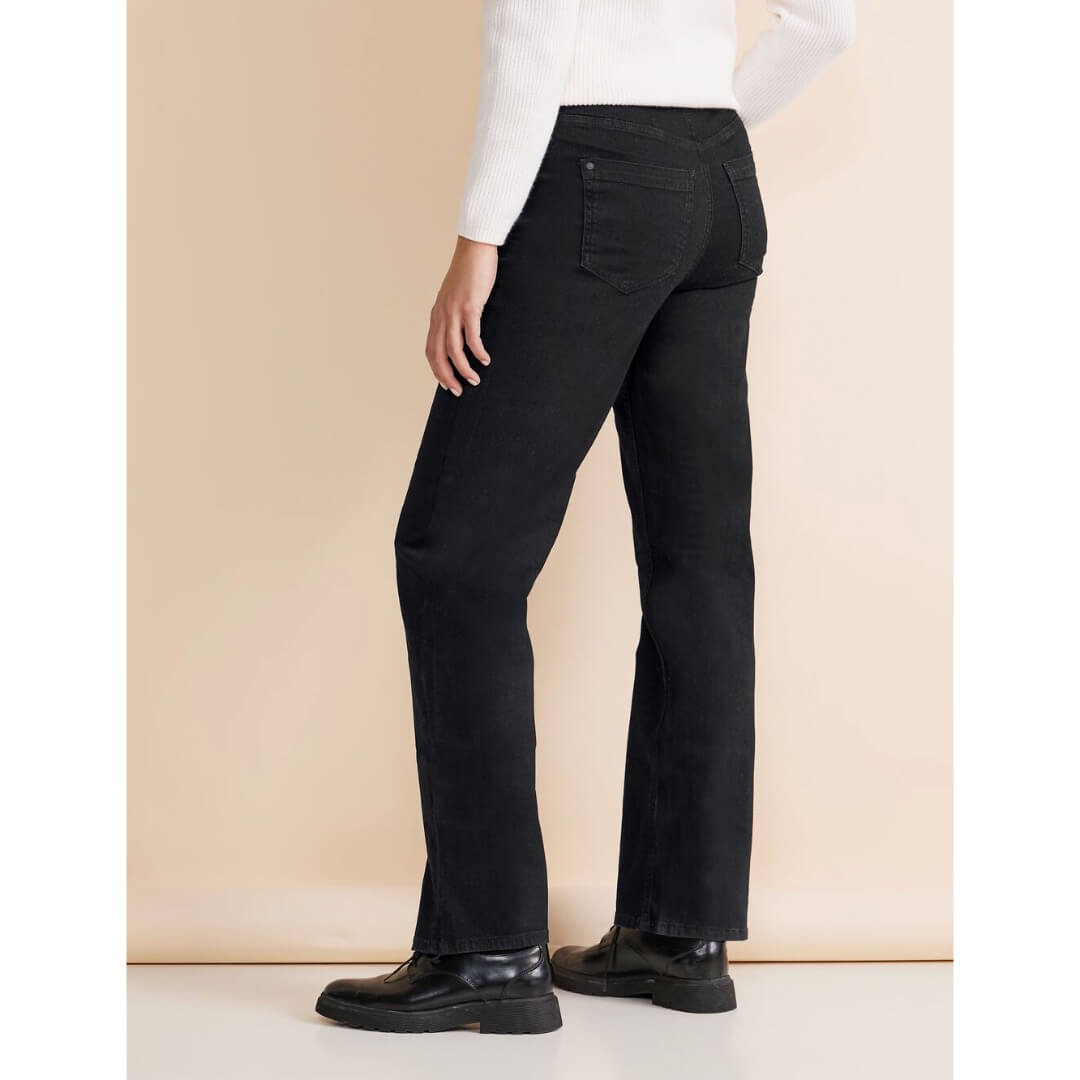 Street One farkku leveä, musta - Moment.fi