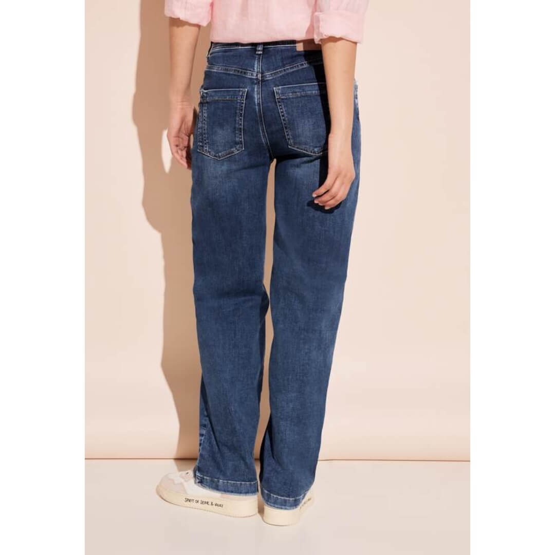 Street One farkku leveä, keskisininen - Moment.fi