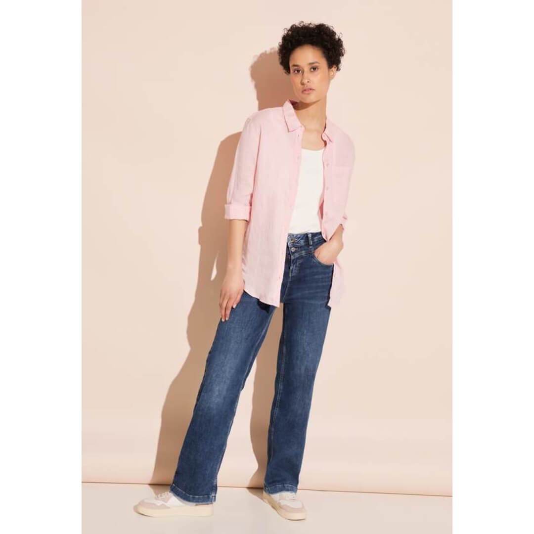 Street One farkku leveä, keskisininen - Moment.fi