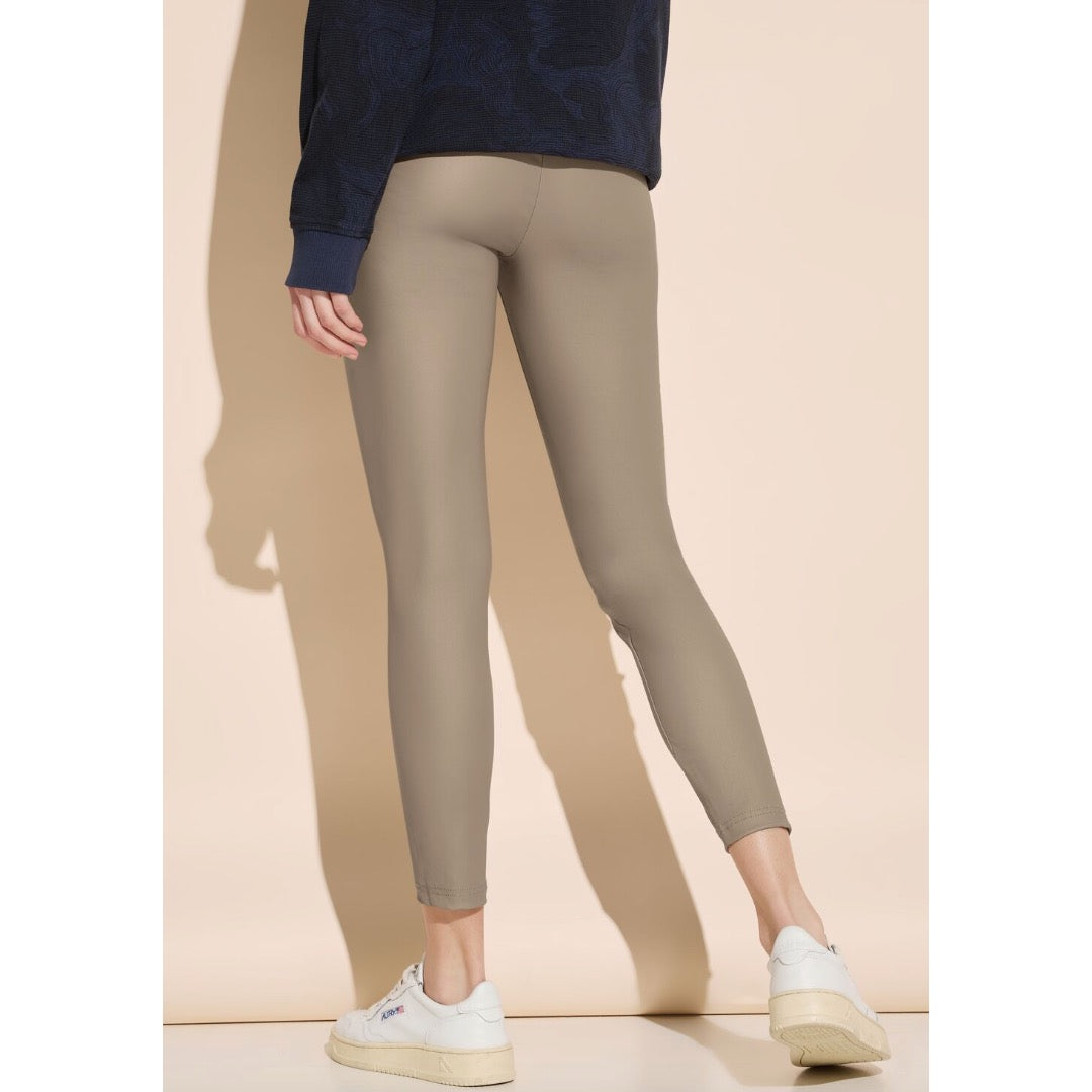 Street One leggings, beige - Moment.fi