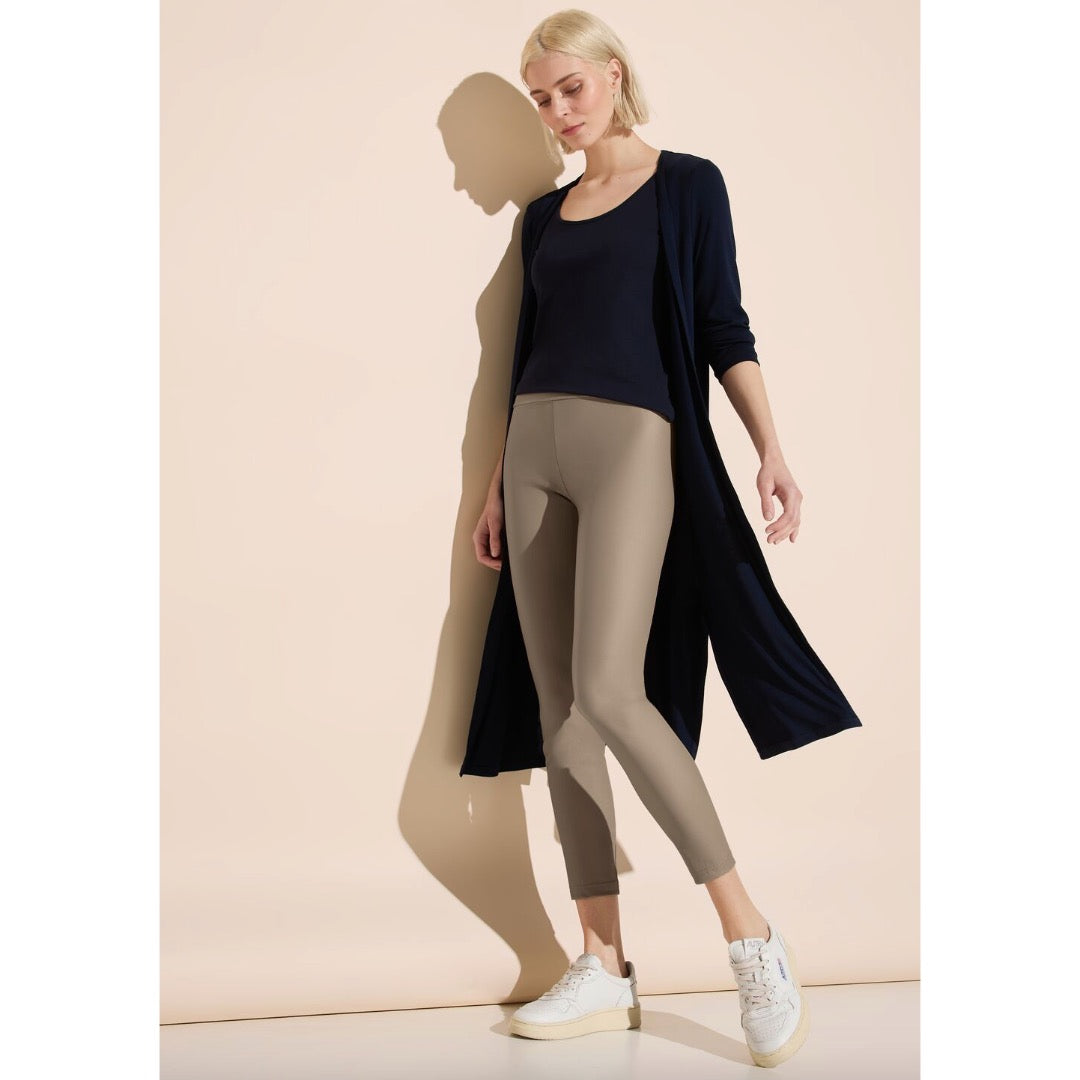 Street One leggings, beige - Moment.fi