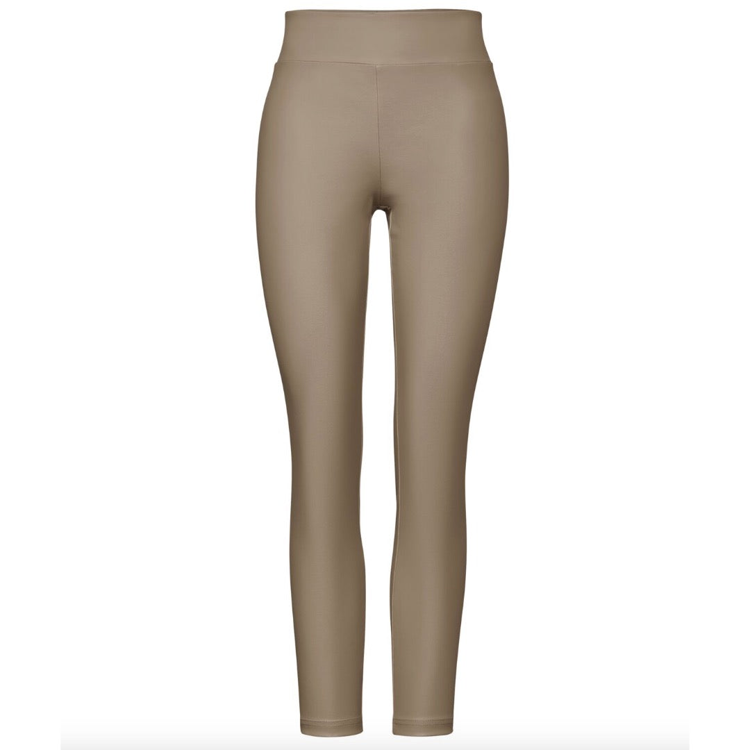 Street One leggings, beige - Moment.fi