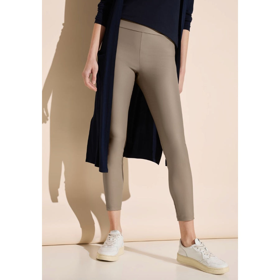 Street One leggings, beige - Moment.fi