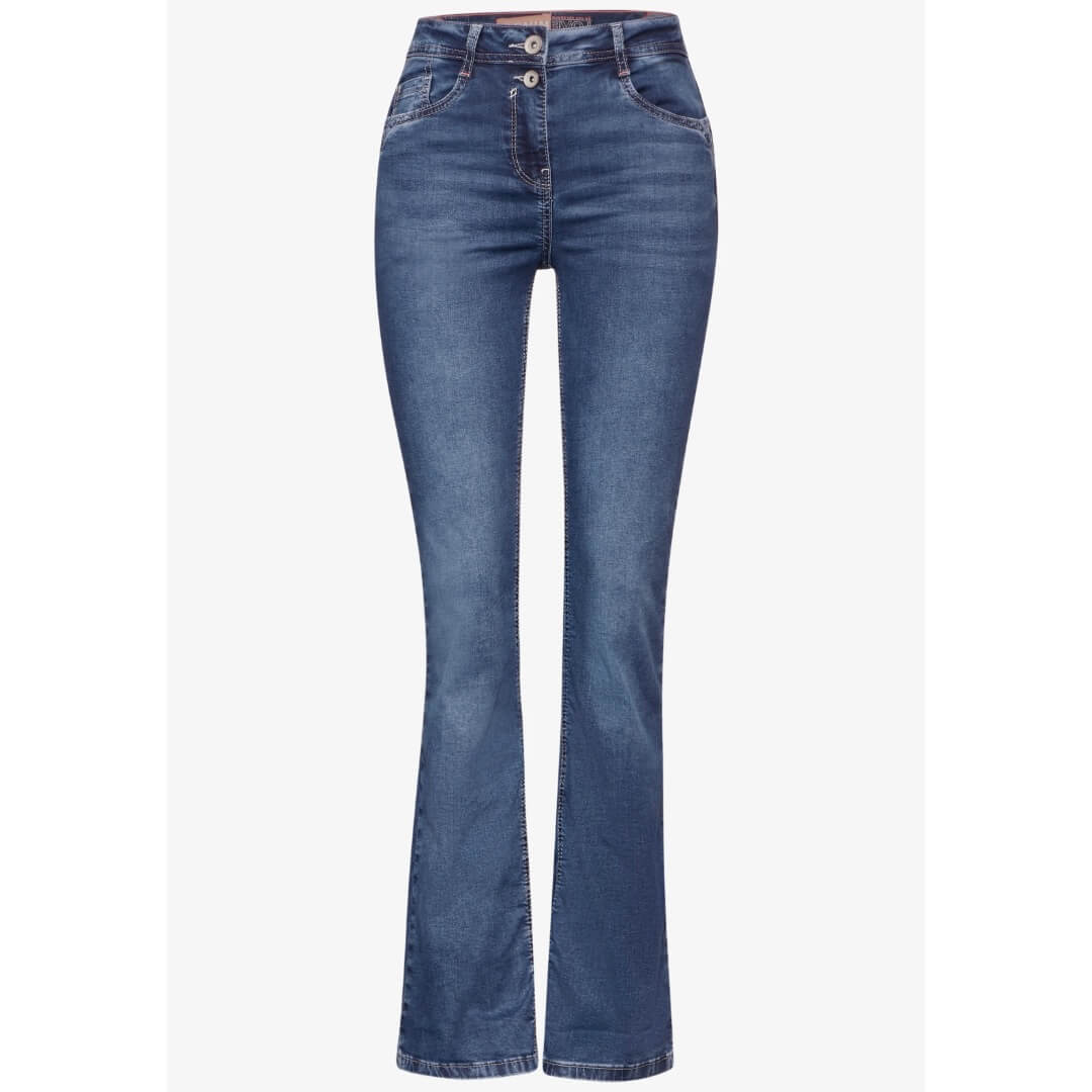 Cecil farkku bootcut, keskisininen - Moment.fi