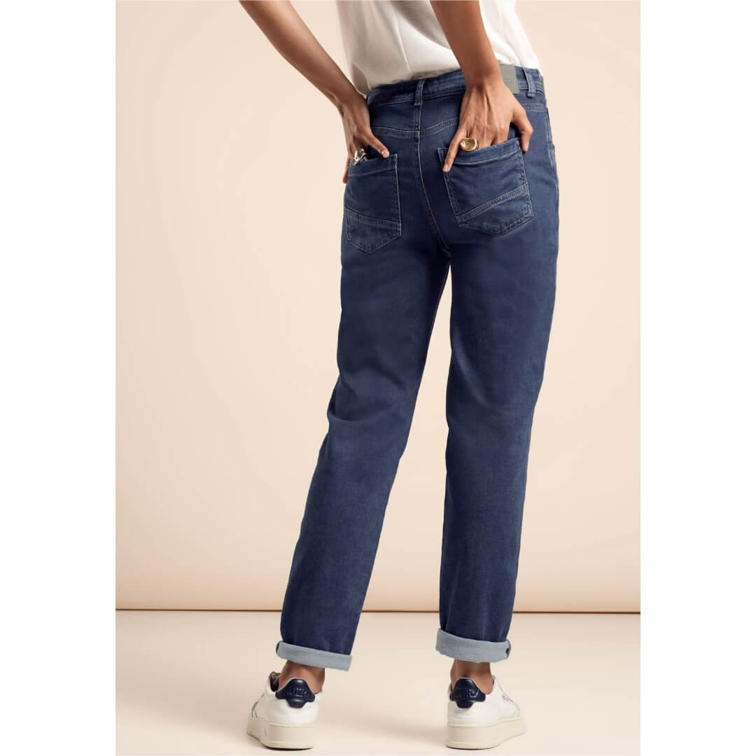 Street One farkku Mom fit, keskisininen - Moment.fi