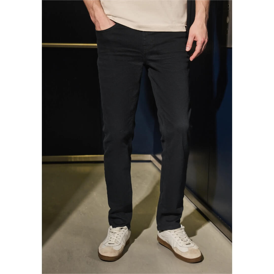 Street One farkku slim, musta - Moment.fi