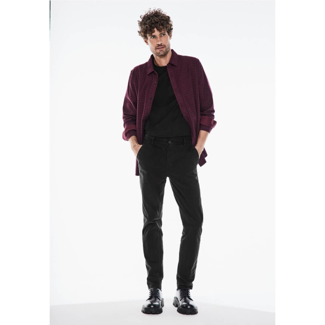 Street One puuvillachinos stretch, musta - Moment.fi