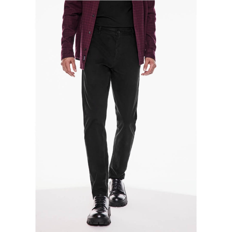 Street One puuvillachinos stretch, musta - Moment.fi