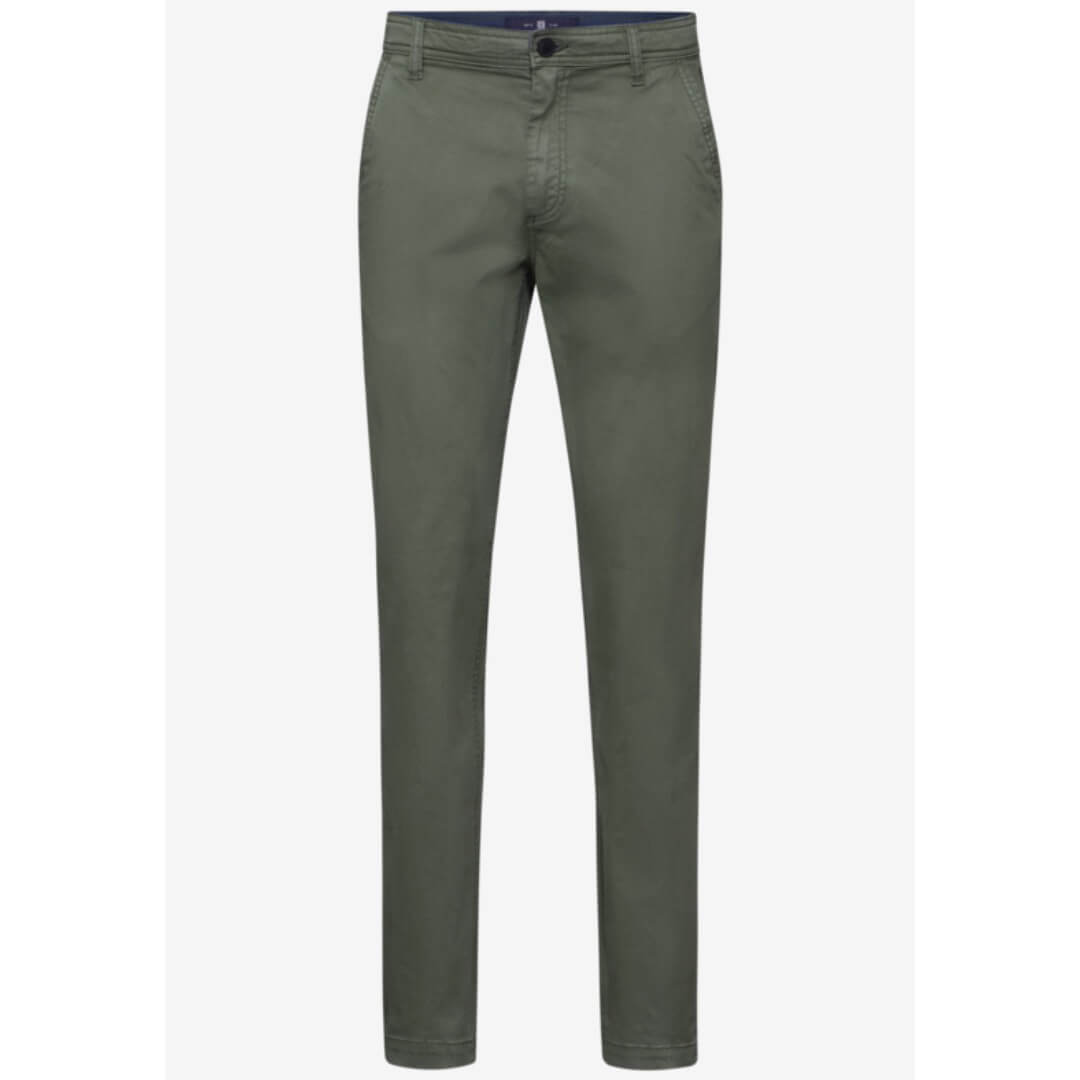 Street One puuvillachinos stretch, vihreä - Moment.fi