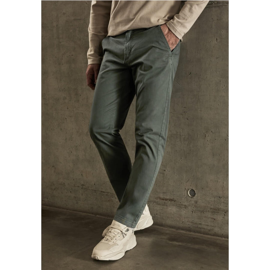 Street One puuvillachinos stretch, vihreä - Moment.fi