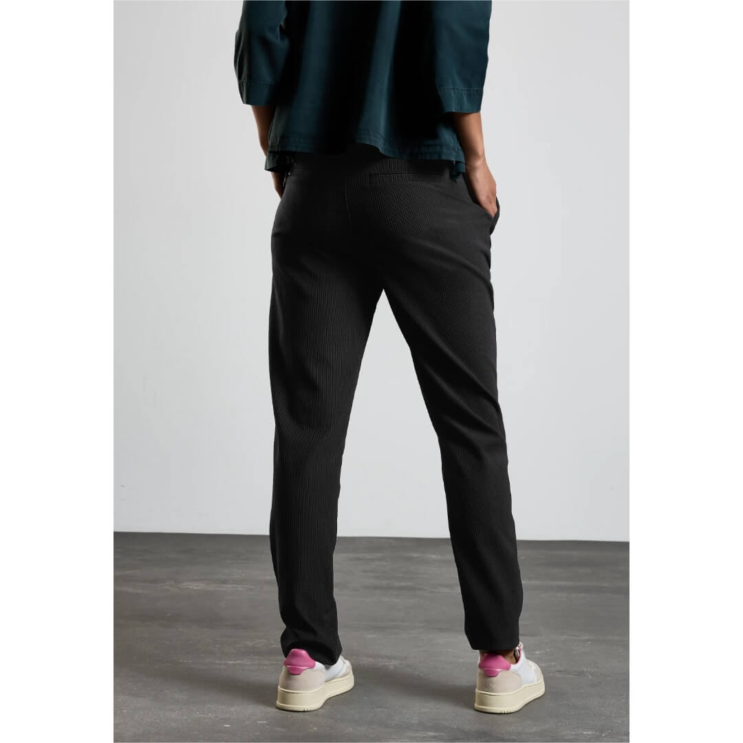 Street One struktuurihousu, musta - Moment.fi