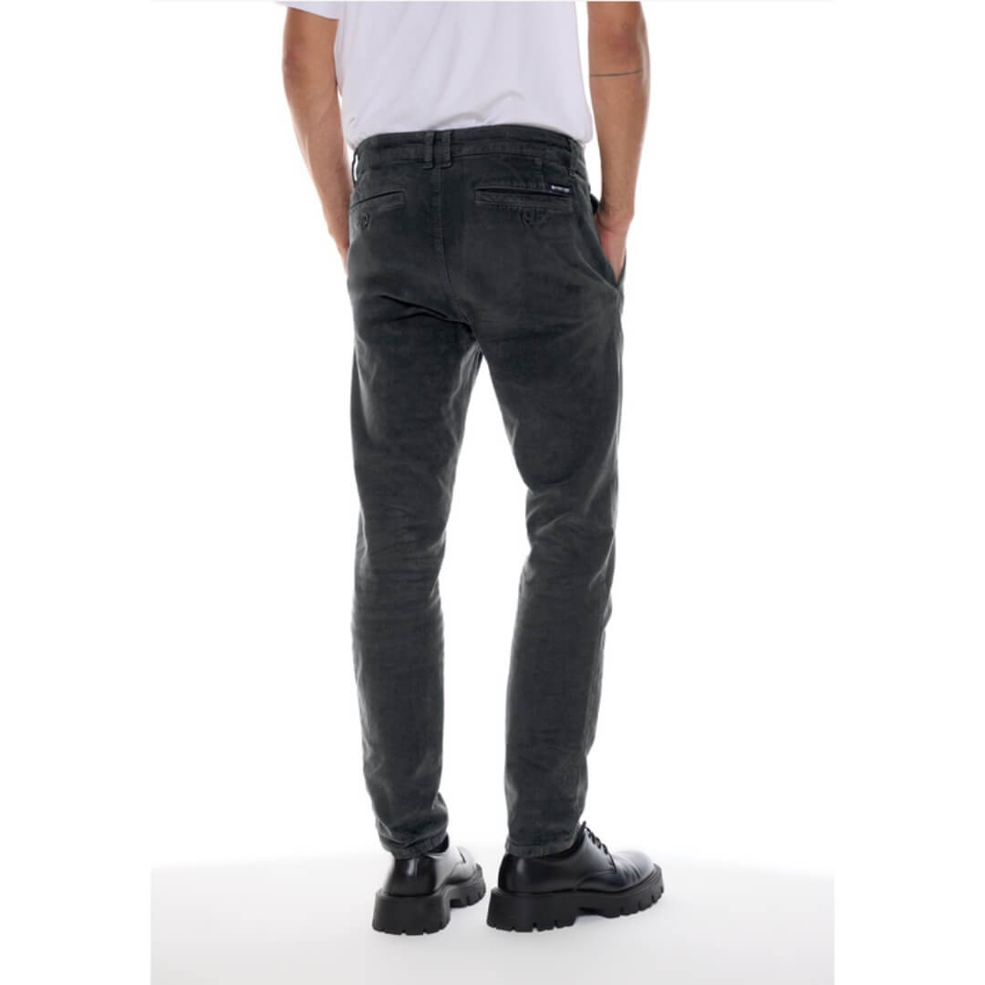 Street One samettihousu, tummanharmaa - Moment.fi