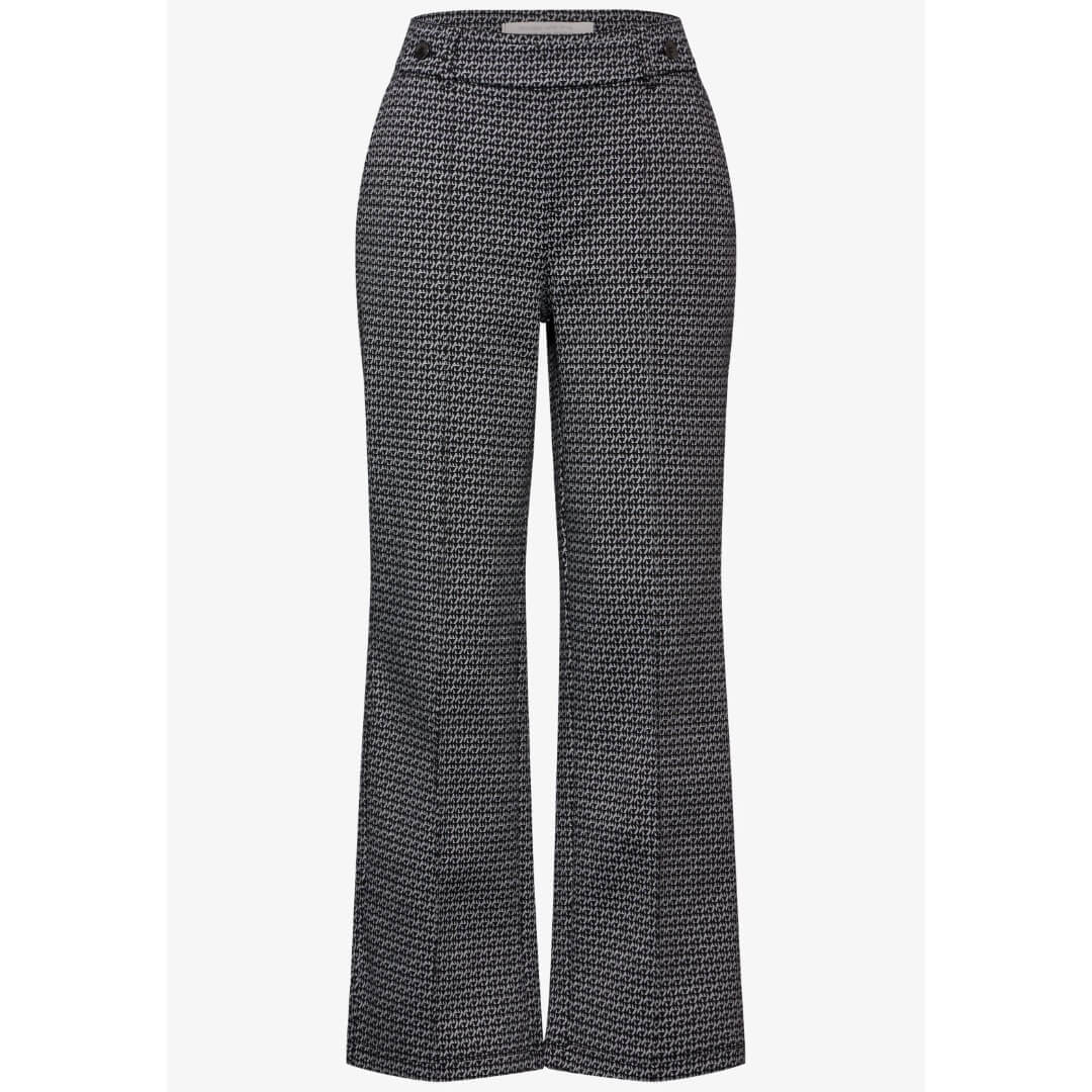 Street One kuosihousu suora, musta - Moment.fi