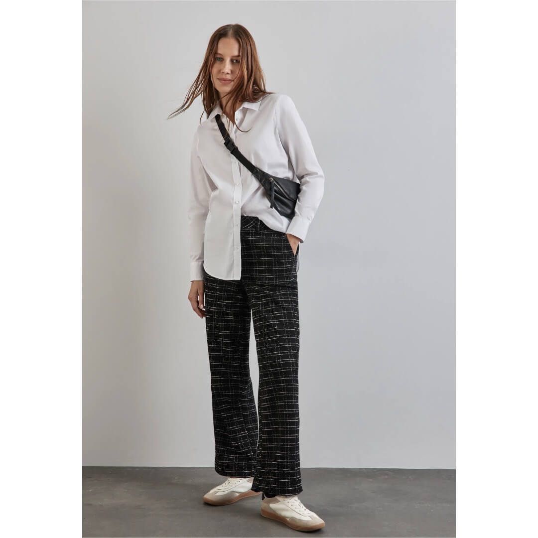 Street One kuosihousu Boucle, musta - Moment.fi