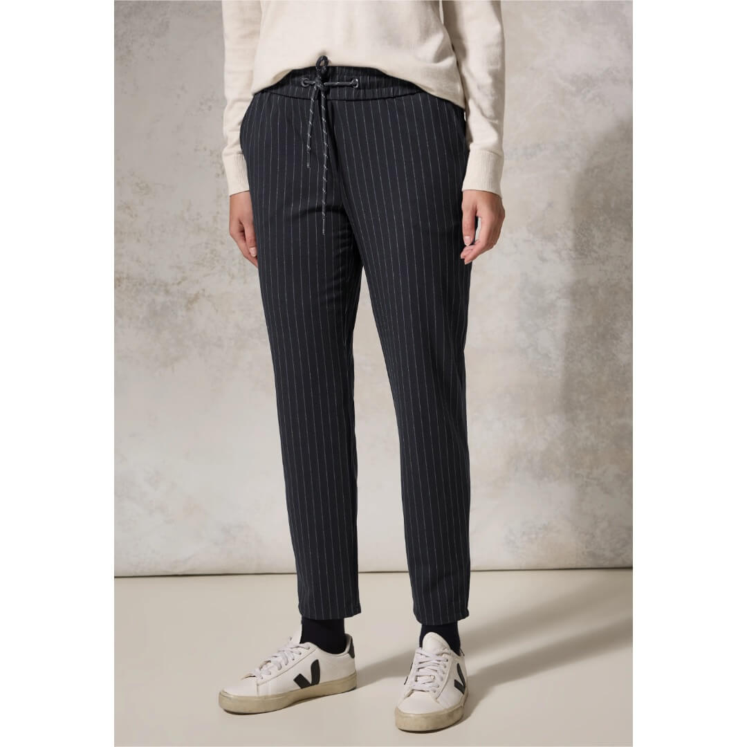 Cecil liituraitahousu, tummanharmaa - Moment.fi