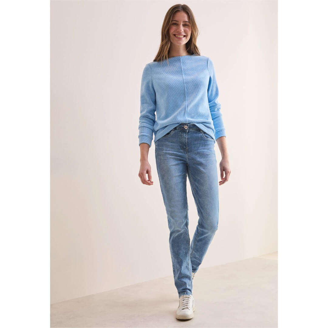 Cecil farkku stretch Toronto, vaaleansininen - Moment.fi