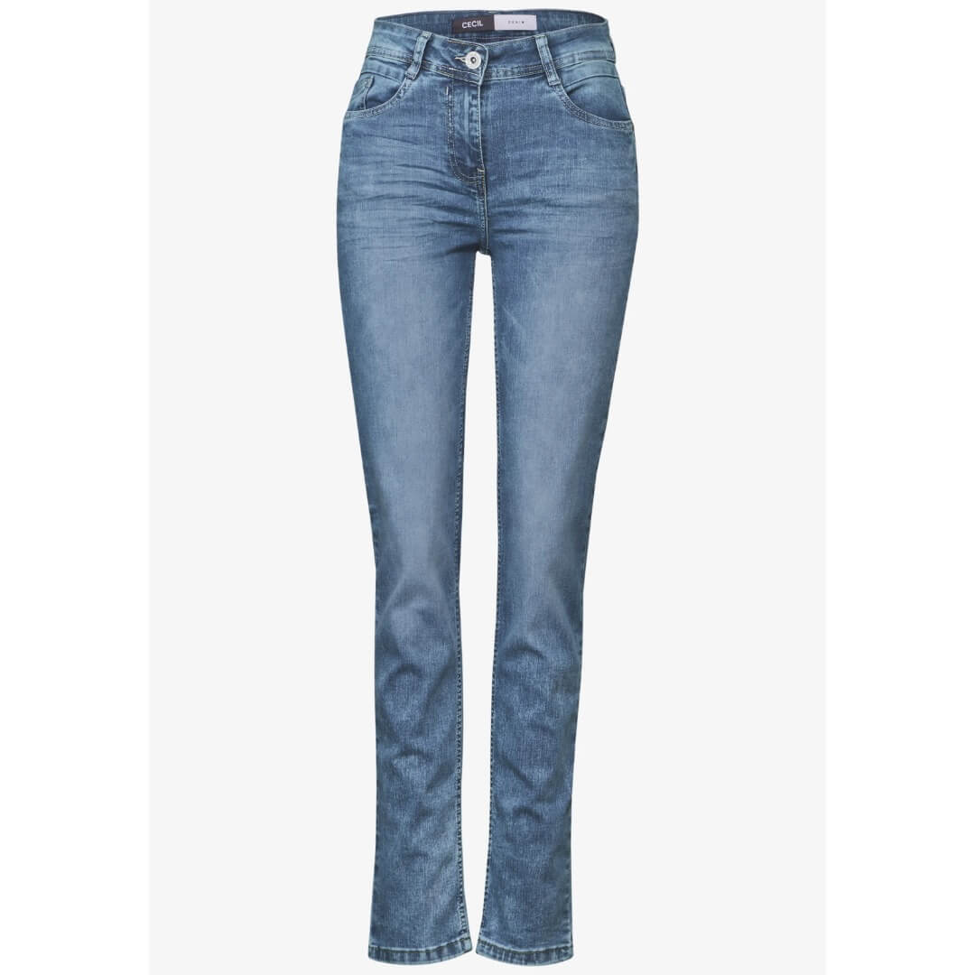 Cecil farkku stretch Toronto, vaaleansininen - Moment.fi