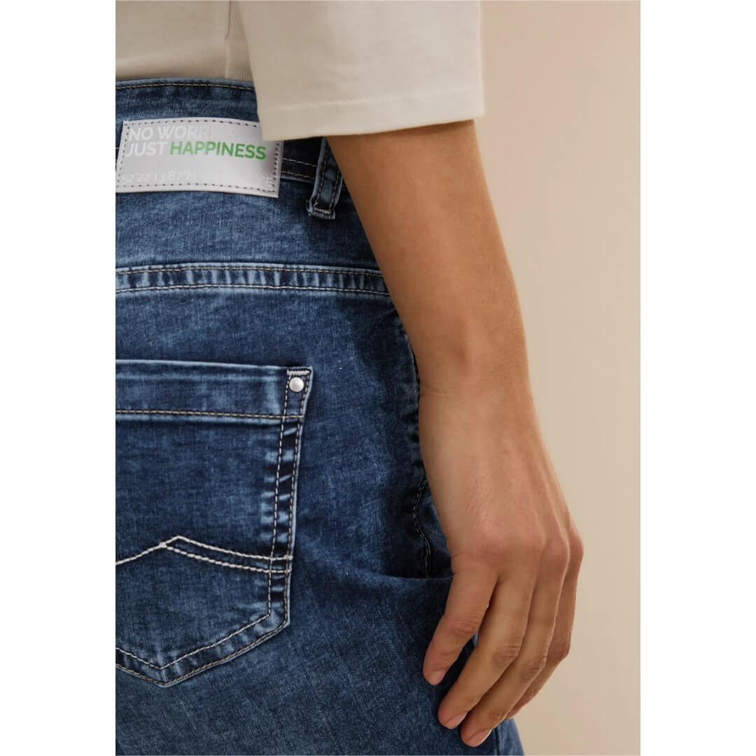 Cecil farkku 7/8, sininen - Moment.fi