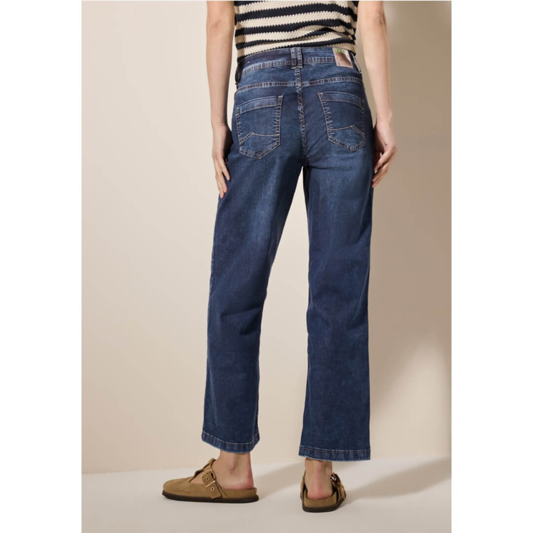 Cecil leveä farkku Neele 7/8, vaaleansininen - Moment.fi