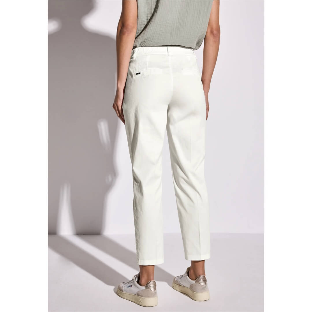 Street One puuvillachinos, luonnonvalkoinen - Moment.fi