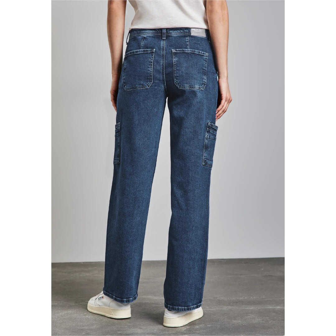 Street One farkku reisitasku, sininen - Moment.fi