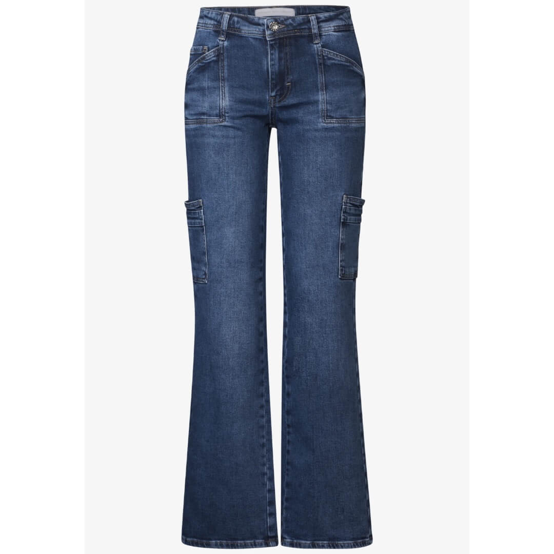 Street One farkku reisitasku, sininen - Moment.fi