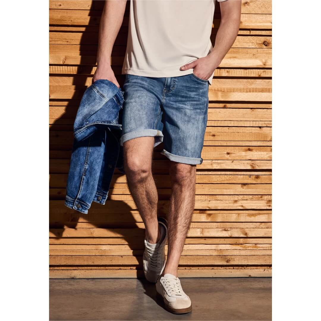 Street One farkkushortsi, vaaleansininen - Moment.fi