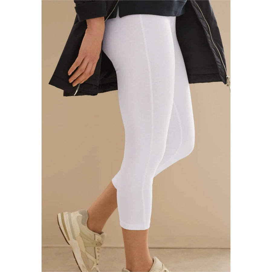 Cecil leggings 21", valkoinen - Moment.fi