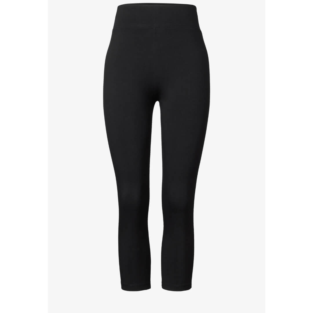 Cecil leggings 21", musta - Moment.fi