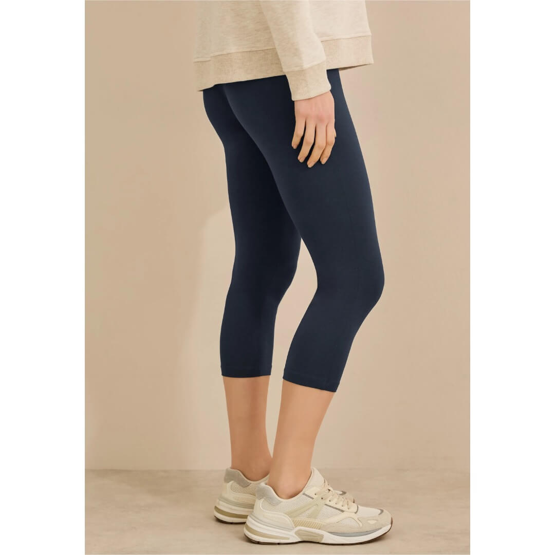 Cecil leggings 21", tummansininen - Moment.fi