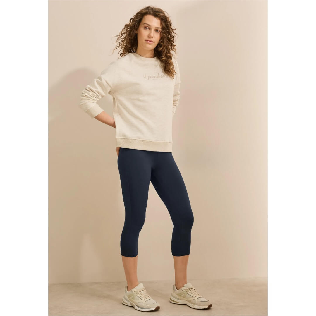 Cecil leggings 21", tummansininen - Moment.fi