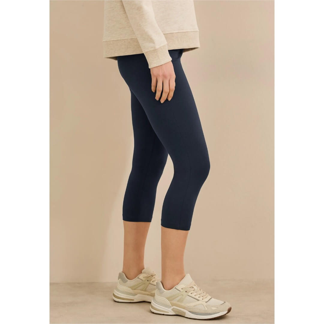 Cecil leggings 21", tummansininen - Moment.fi