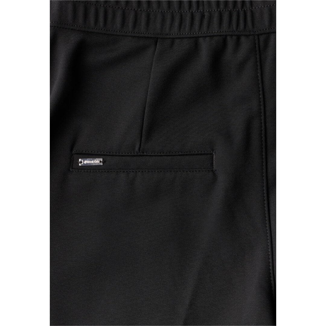 Street One jerseyhousu leveä, musta - Moment.fi