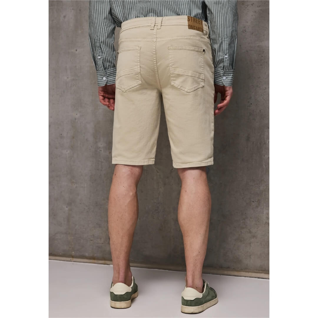 Street One shortsi 5-tasku, beige - Moment.fi