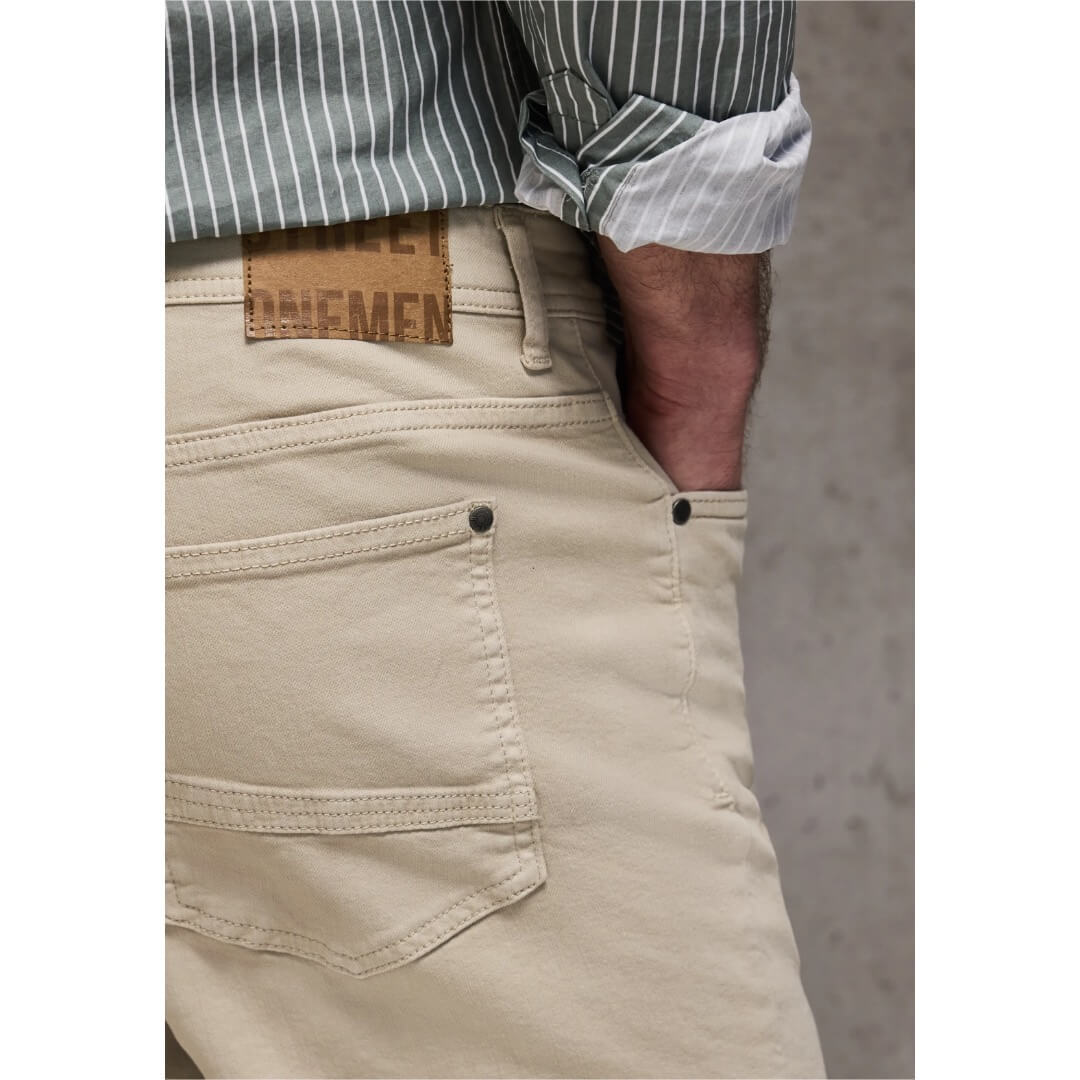 Street One shortsi 5-tasku, beige - Moment.fi