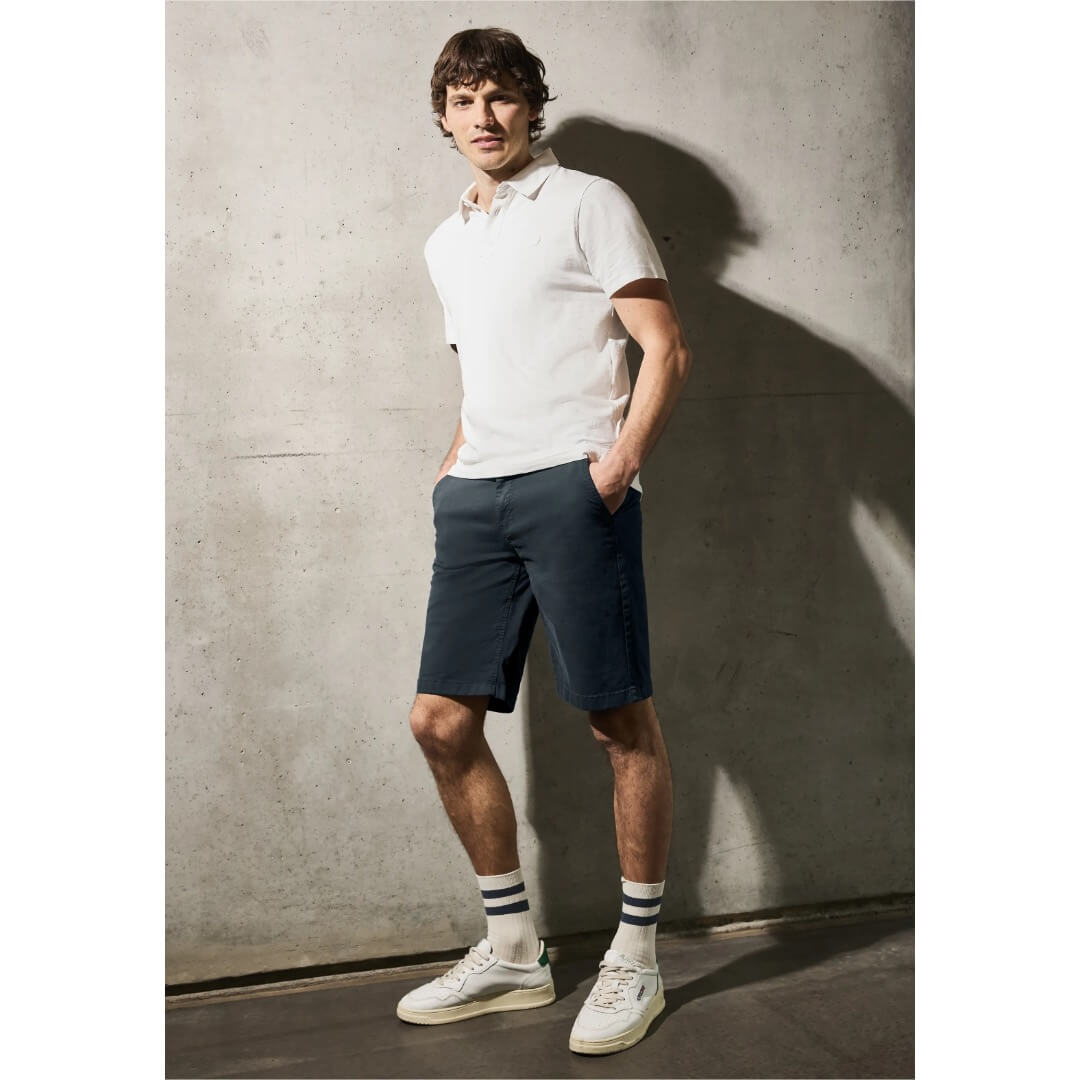 Street One shortsi Bermuda, tummansininen - Moment.fi