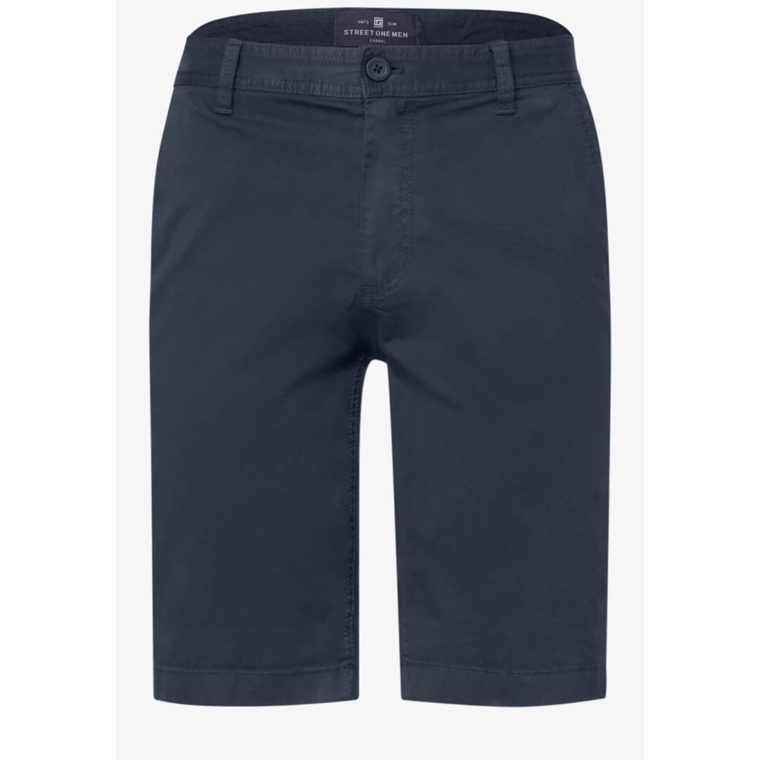 Street One shortsi Bermuda, tummansininen - Moment.fi