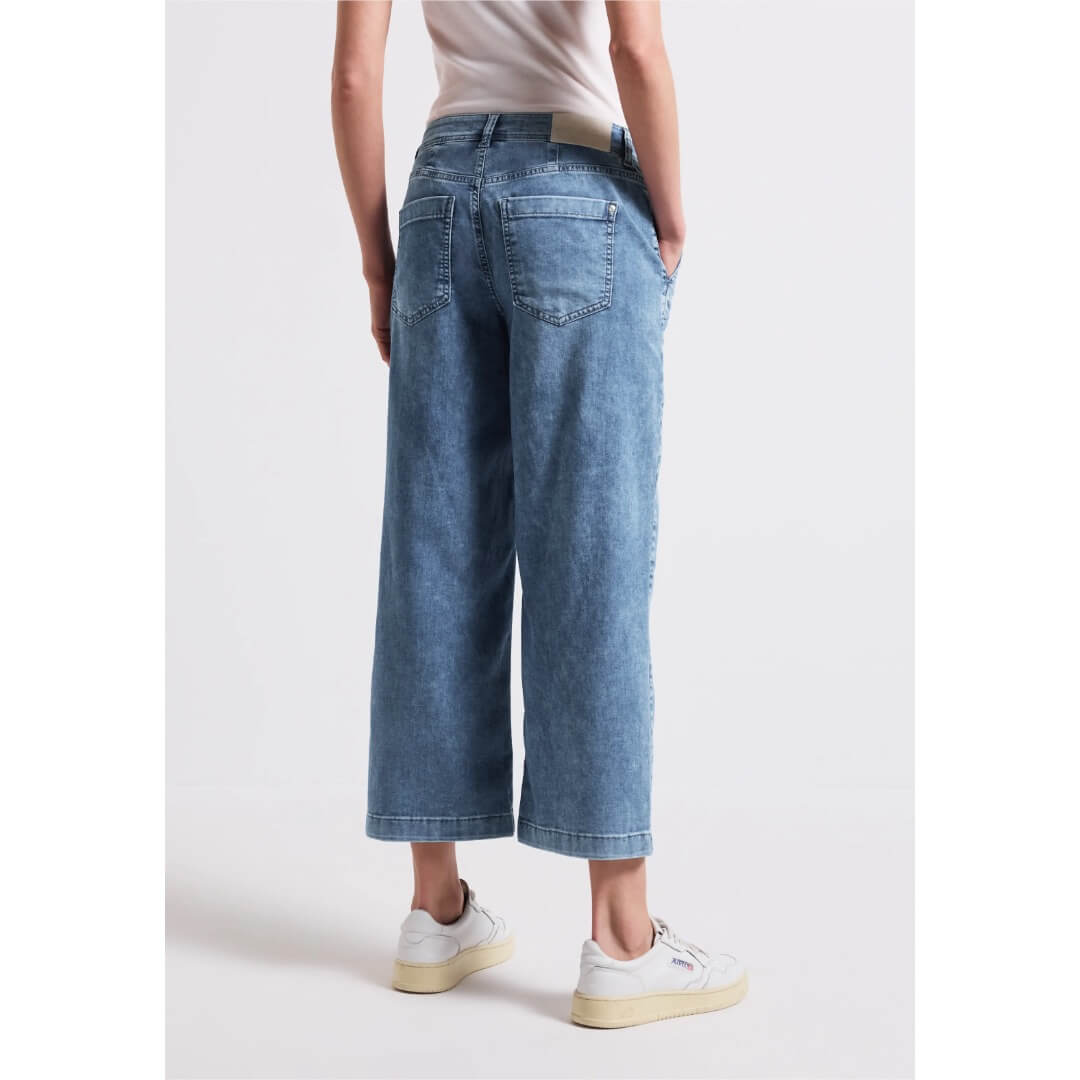 Street One culottefarkku, vaaleansininen - Moment.fi