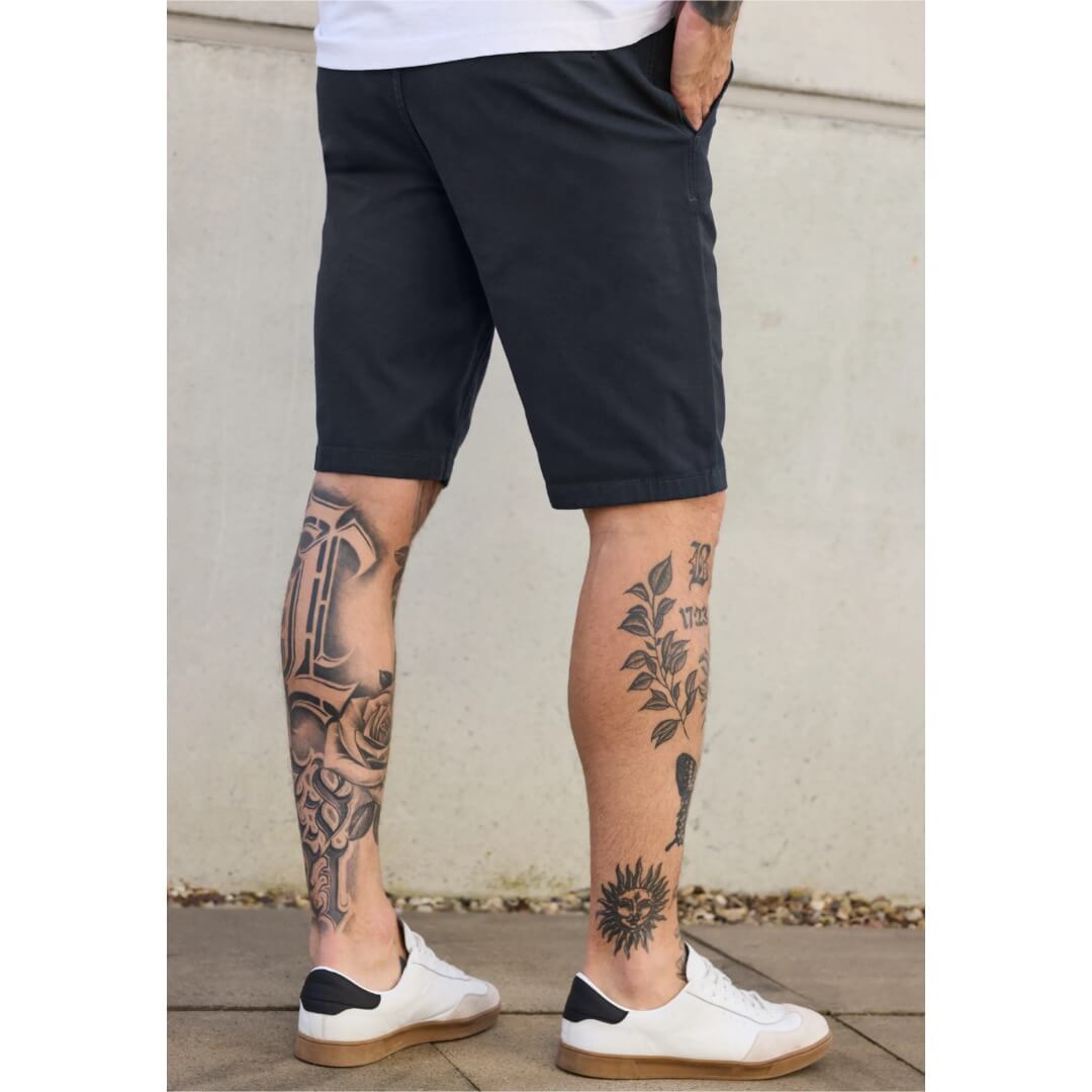 Street One shortsi vyöllä, tummansininen - Moment.fi