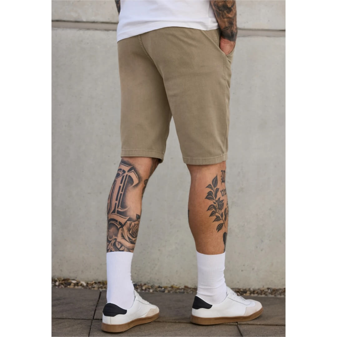 Street One shortsi vyöllä, beige - Moment.fi