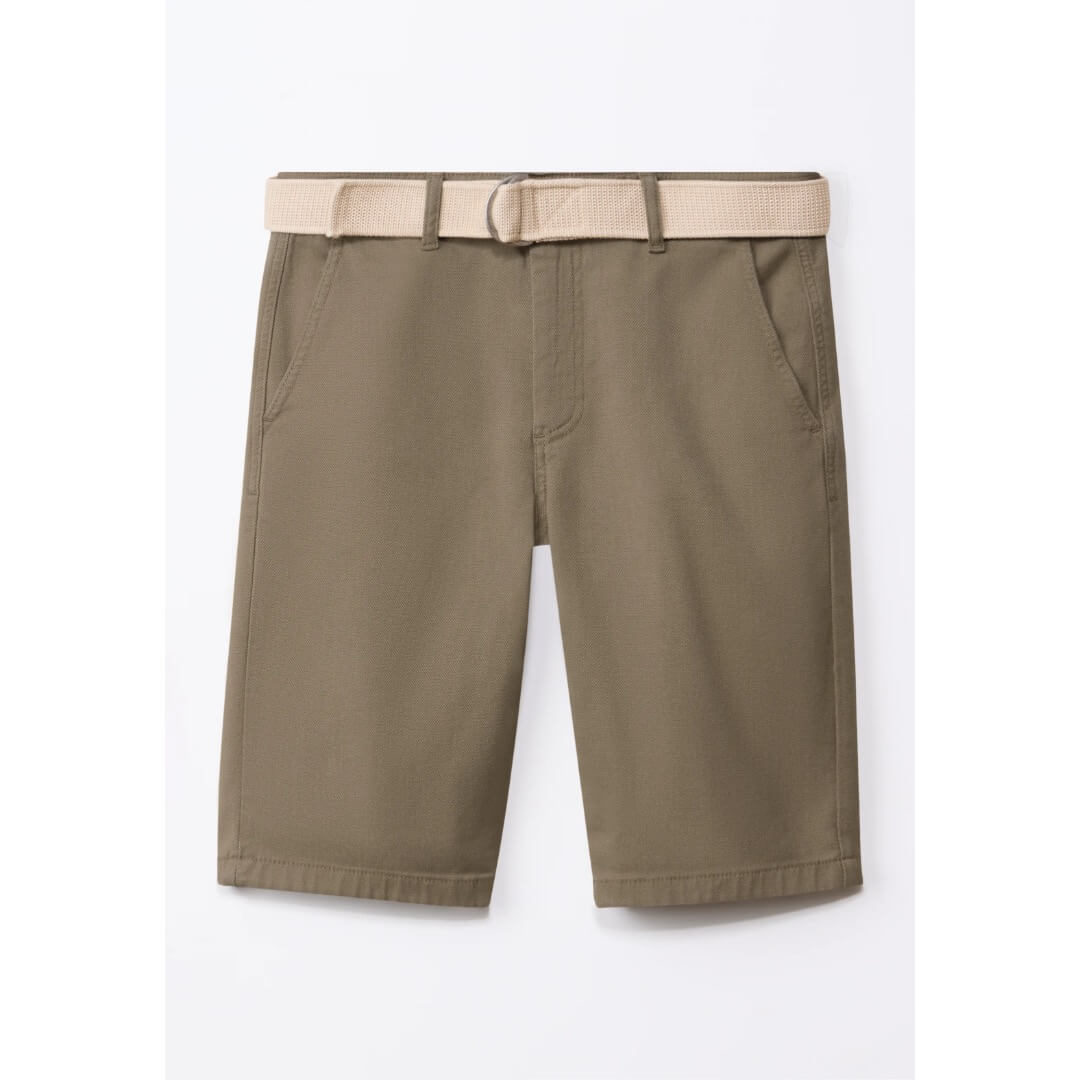 Street One shortsi vyöllä, beige - Moment.fi