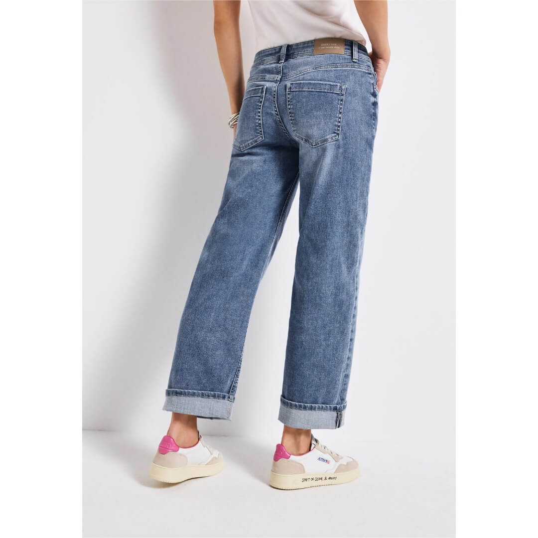 Street One farkku suora, vaaleansininen - Moment.fi