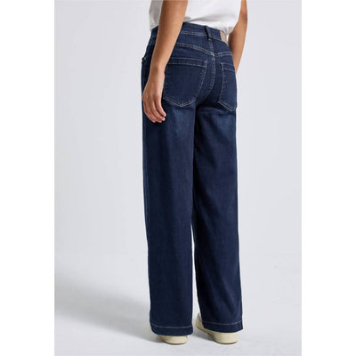 Street One farkku wide leg, tummansininen
