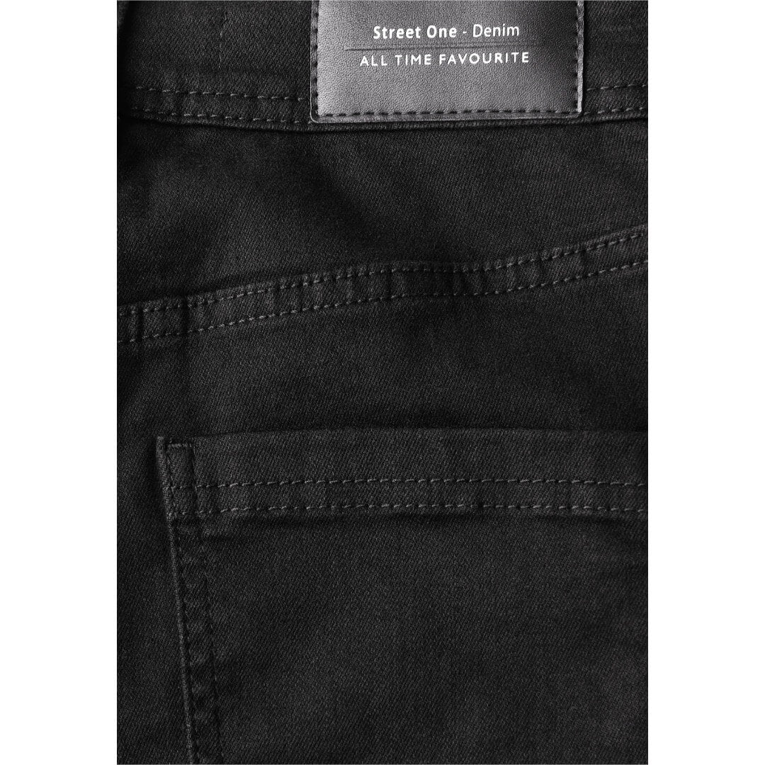 Street One farkku bootcut, musta - Moment.fi