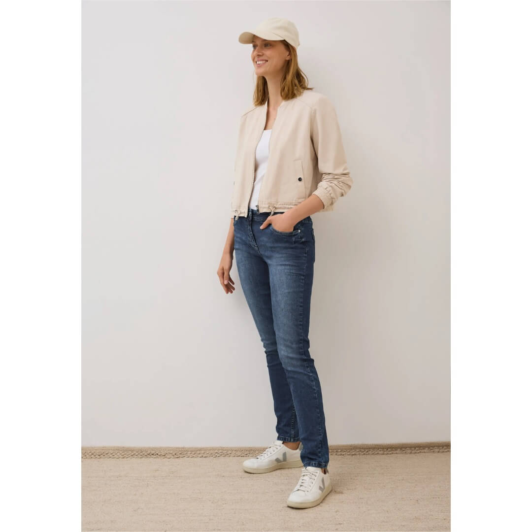 Cecil farkku 7/8, sininen - Moment.fi