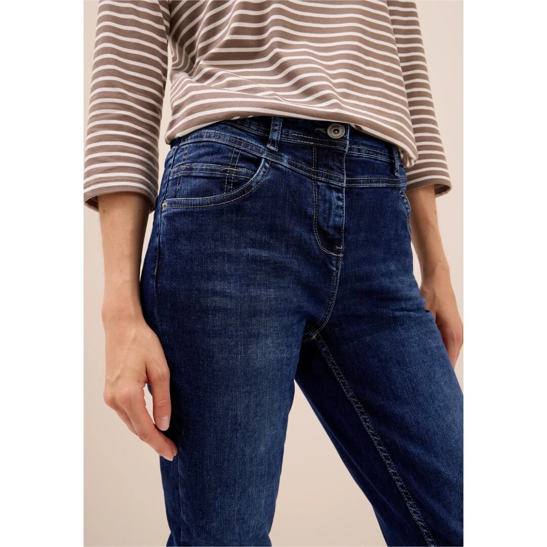 Cecil farkku stretch Toronto, tummansininen - Moment.fi