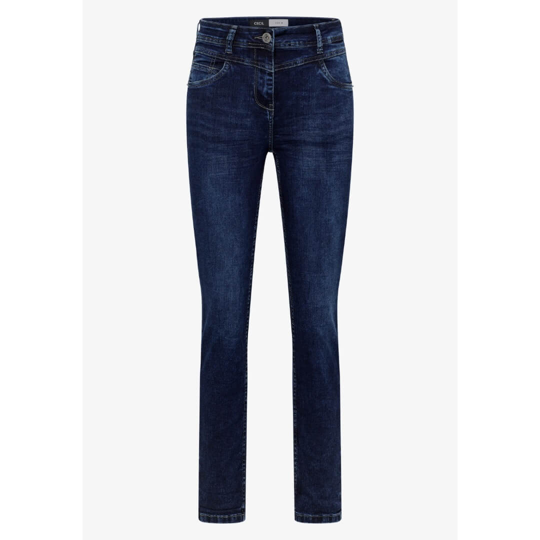 Cecil farkku stretch Toronto, tummansininen - Moment.fi