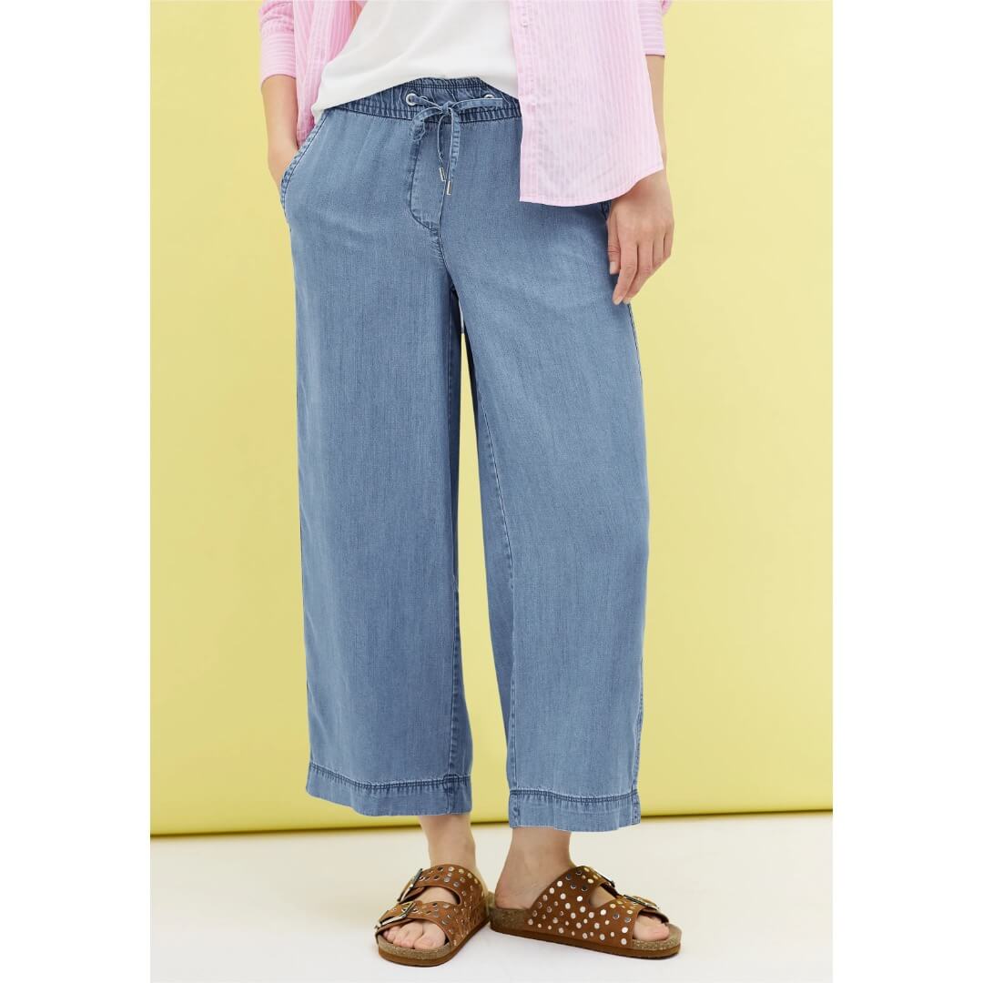 Cecil farkku Neele lyocell, vaaleansininen - Moment.fi