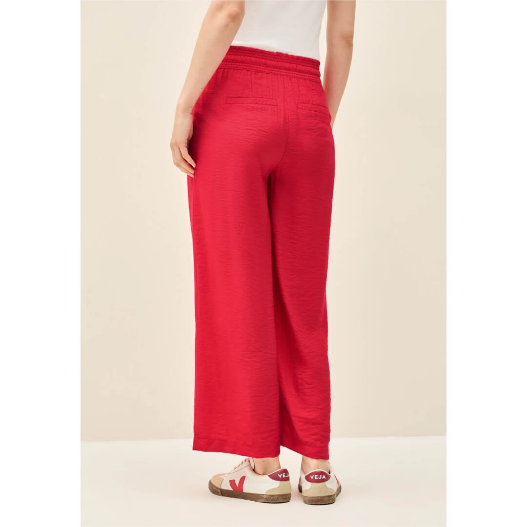 Cecil housu leveä 7/8, punainen - Moment.fi