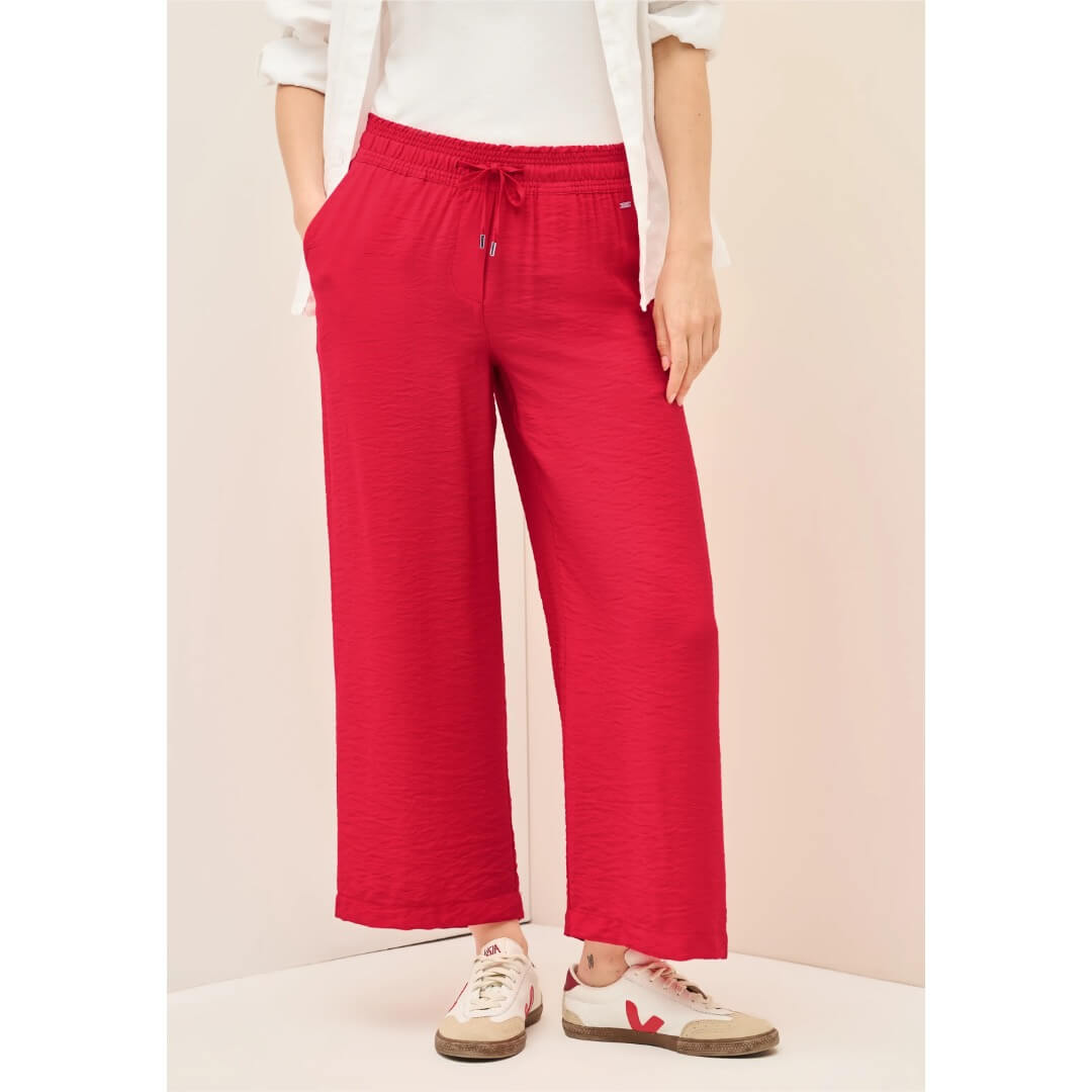 Cecil housu leveä 7/8, punainen - Moment.fi